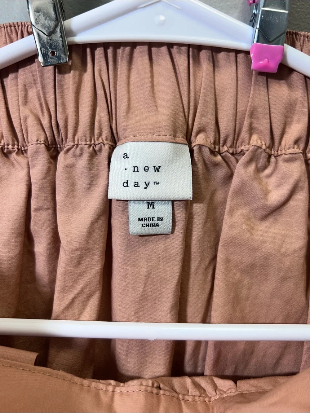 a new day Peach Tiered Maxi Skirt